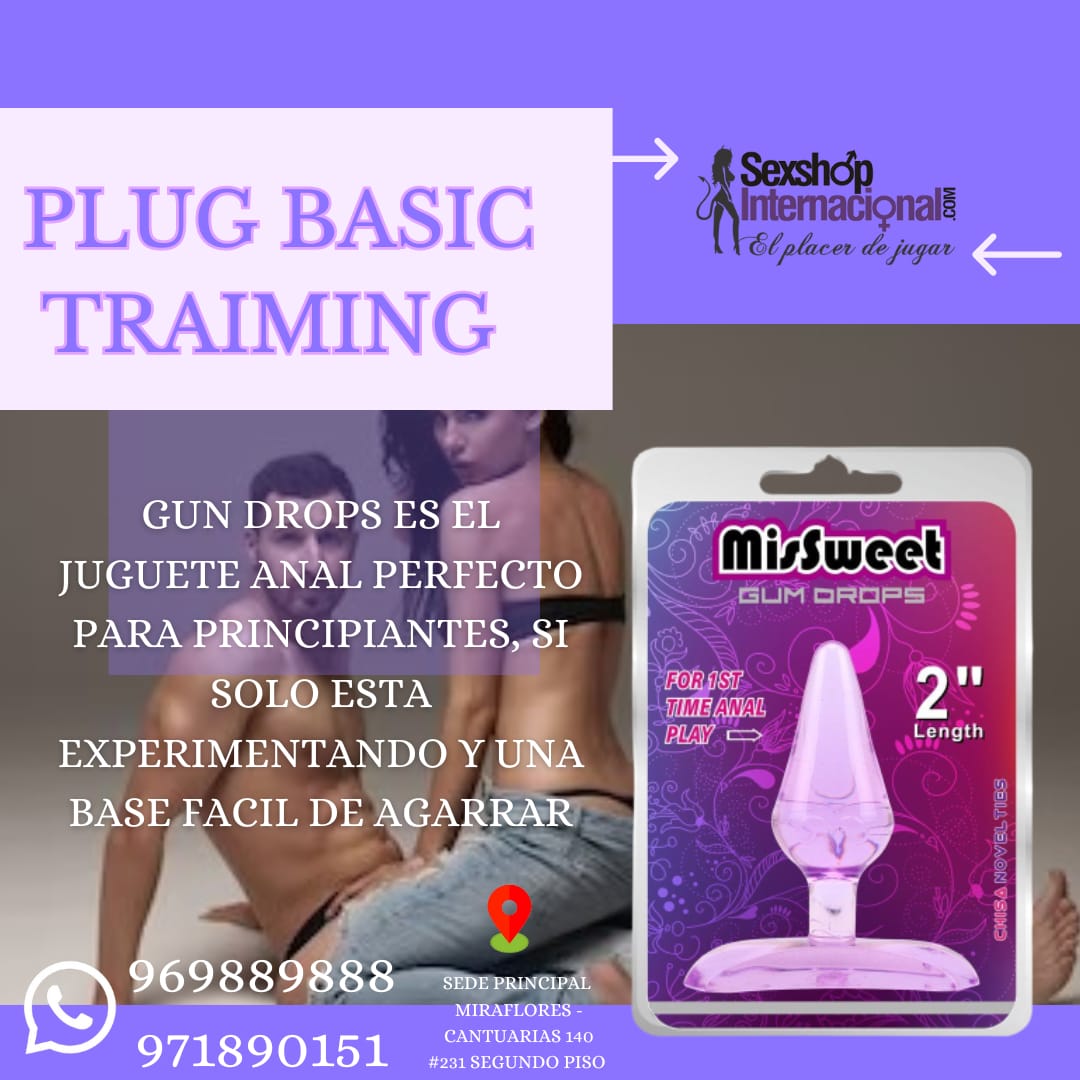 PLUG DILATADOR ANAL-DE SILICONA-MISSWEET-PAREJAS-SEXSHOP LIMA 971890151 